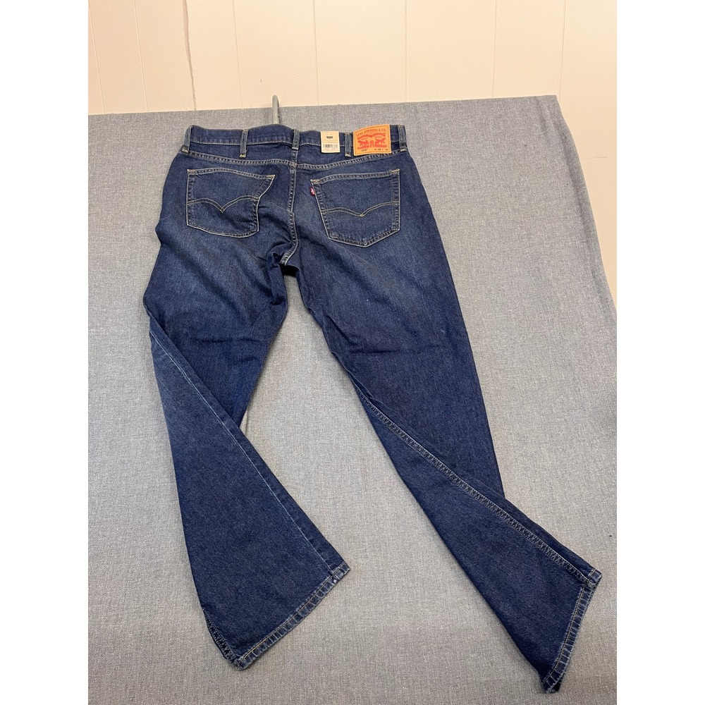Levis 559 Relaxed Straight Jeans Mens 38x32 Dark Wash Blue Denim 00559-0627